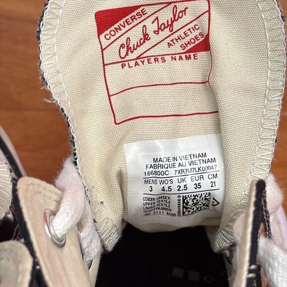 Converse Run Star Hike Hi Women Shoes Sneakers Black size 4.5 - Picture 12 of 12